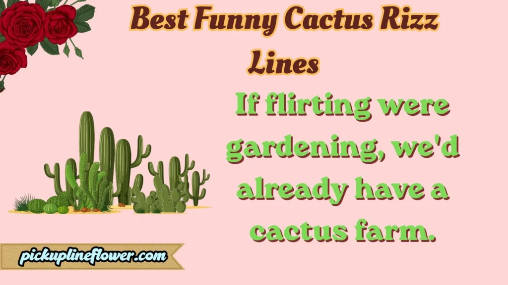 Best Funny Cactus Rizz Lines