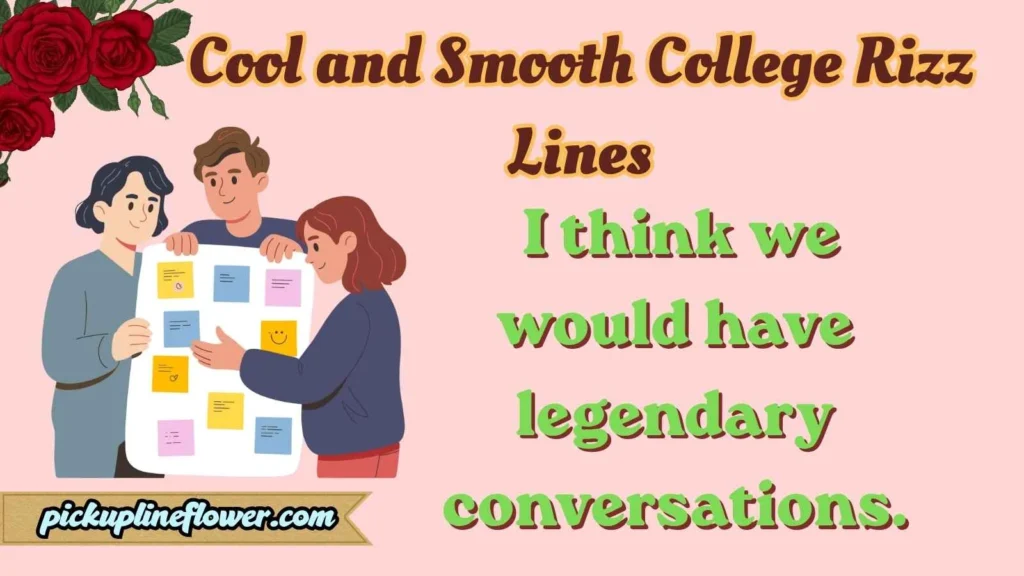 Cool and Smooth College Rizz Lines