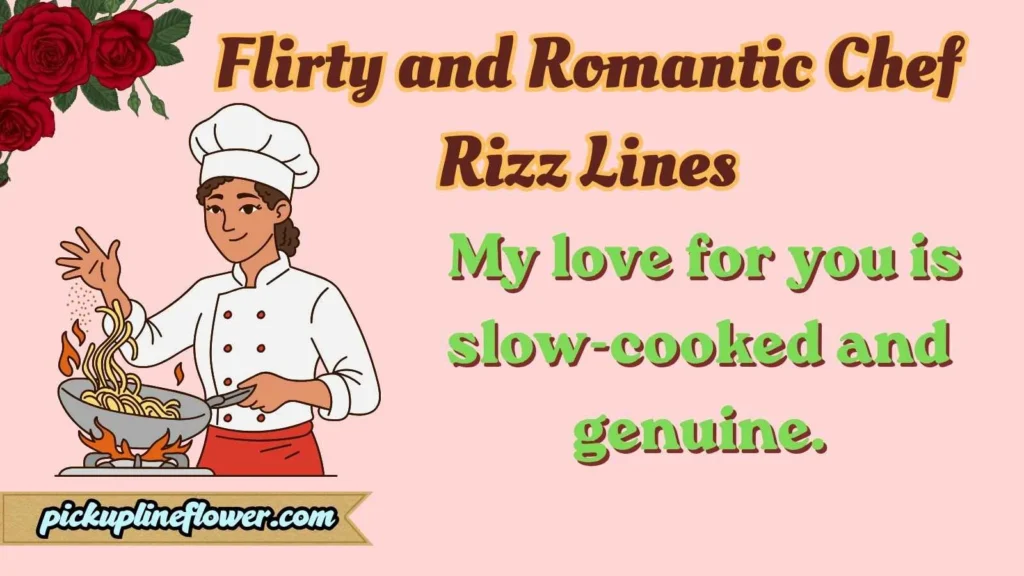 Best Funny Chef Rizz Lines