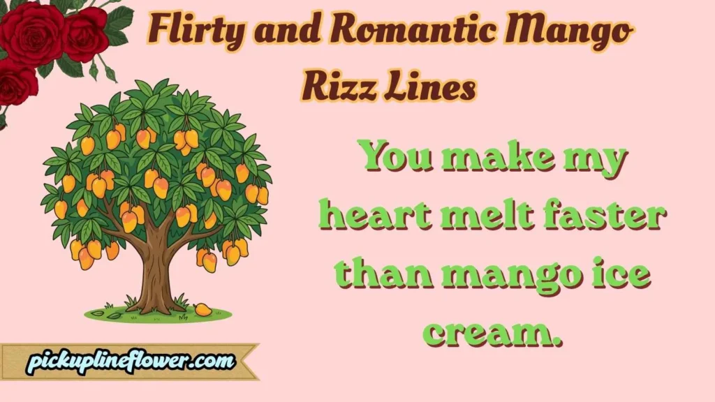 Flirty and Romantic Mango Rizz Lines